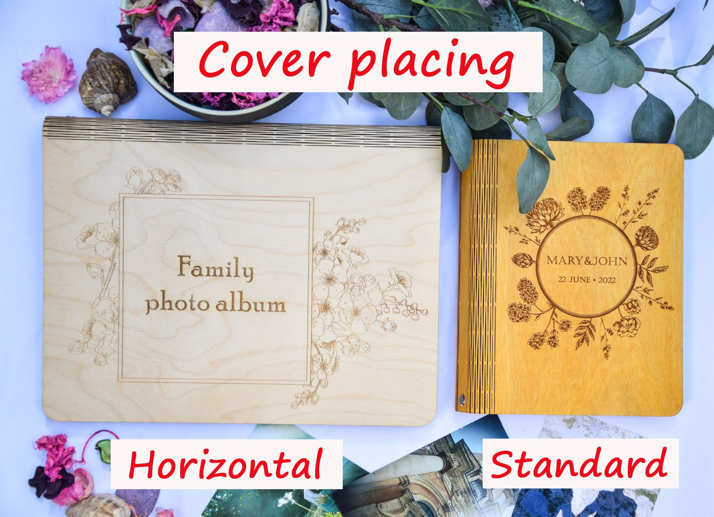 Custom Photo Album, Wooden photobook