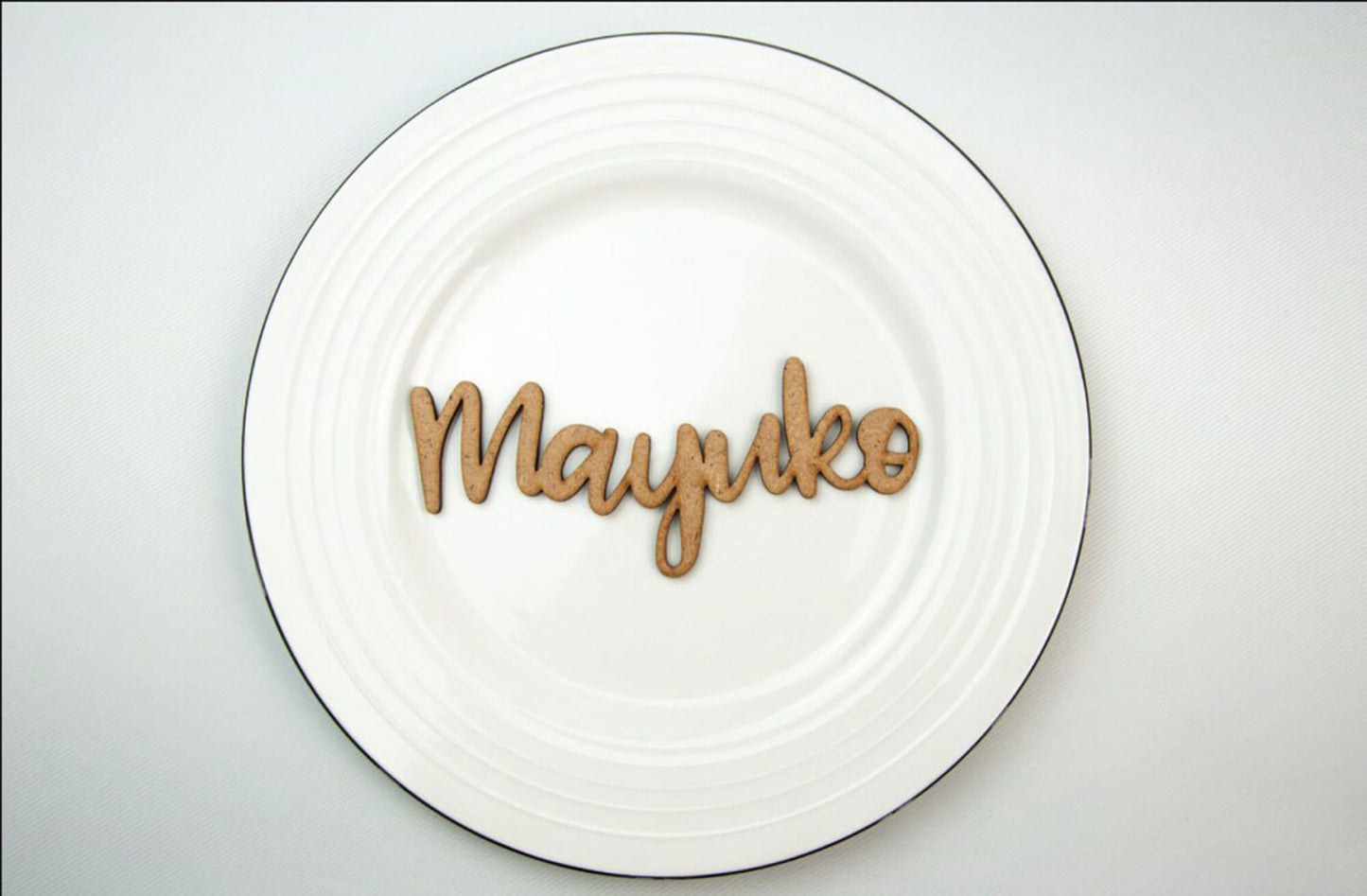 Wedding Place Card, Placename, Place Setting, Wood Custom Names, Wedding Name Tags, Laser Cut Names, Wedding Table Decor