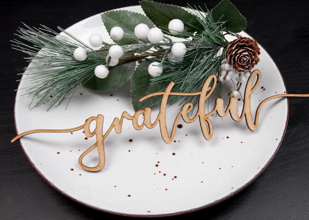 Custom thanksgiving place cards, Table décor