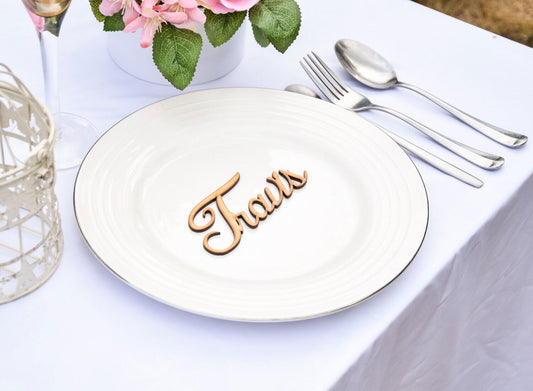 Wedding place cards Laser cut wood names Custom Laser cut Name Signs Laser cut wood signs Place setting signs