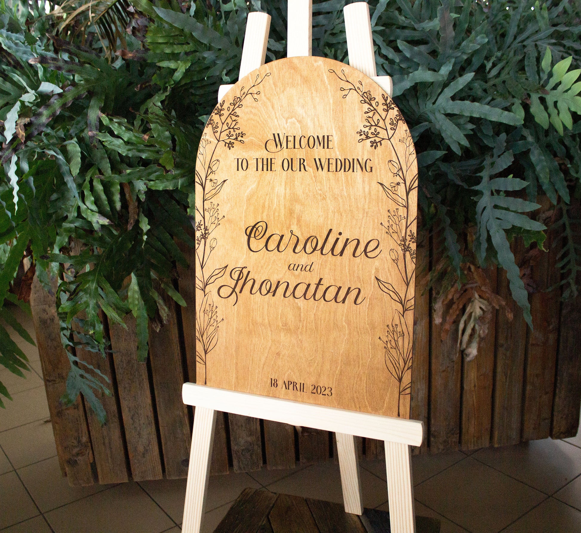 Personalized Wooden Wedding Welcome Sign, Rustic Sign, Welcome Sign, Wedding Decor, Custom Wedding Sign, Sign Board, Wood Wedding Sign