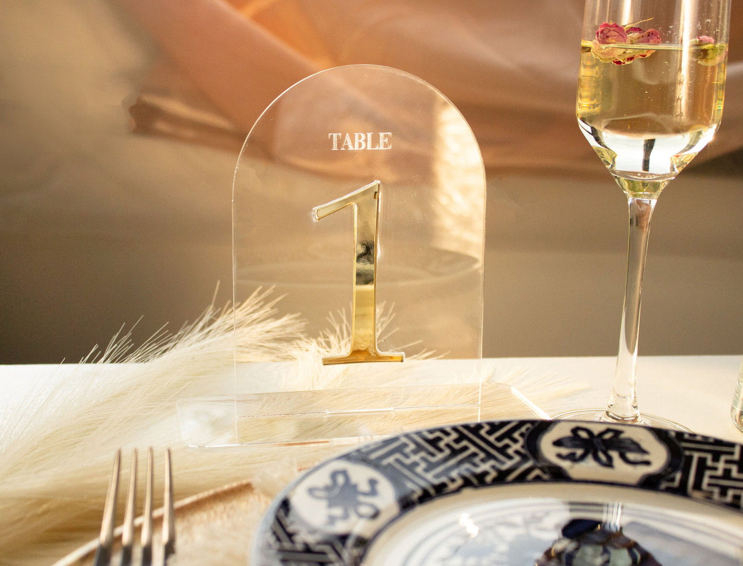 Table Numbers, Acrylic Arch Table Numbers, Wedding Table Decor, Wedding Table Decor, 3D Table Number, Acrylic Wedding Sign Modern